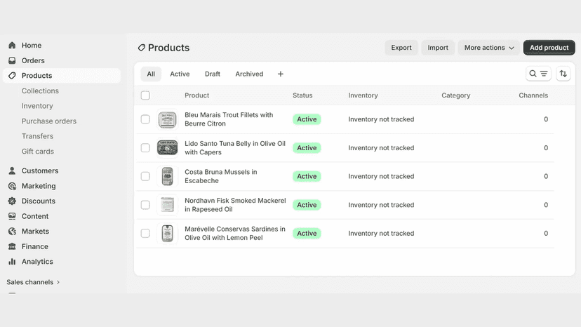 Bulk product upload from spreadsheet and photos into Shopify