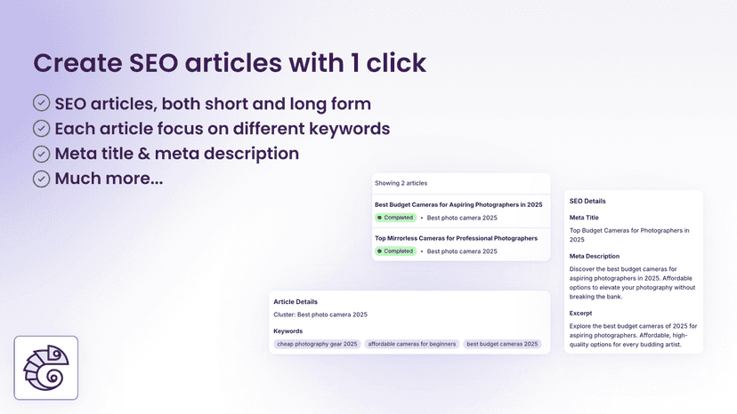 Create seo articles with 1 click