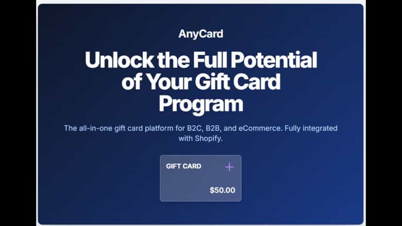 Full potential of your AnyCard gift cards