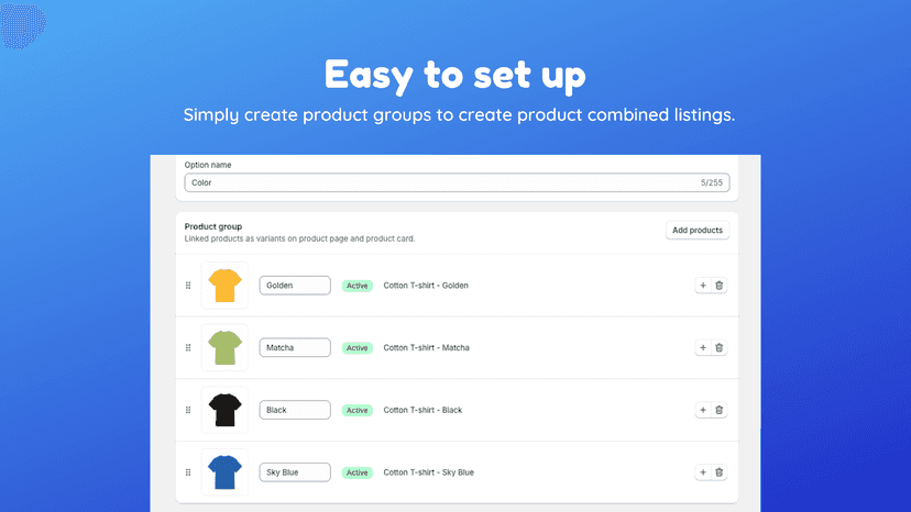 Easy to setup