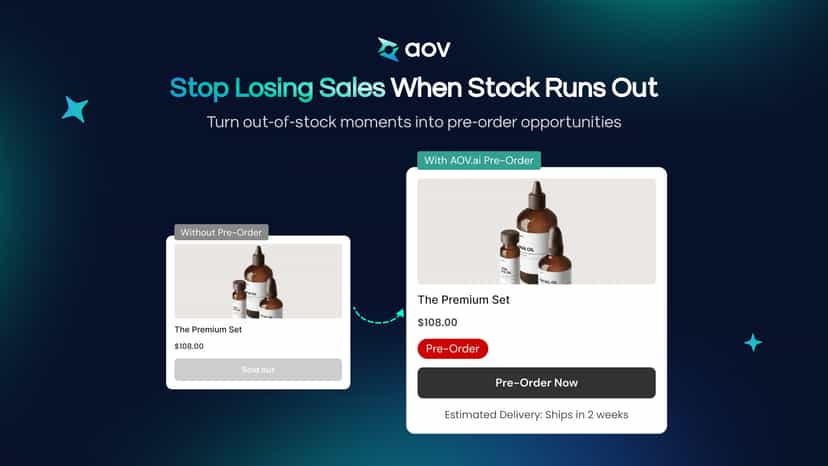 Pre-Order in Product page
