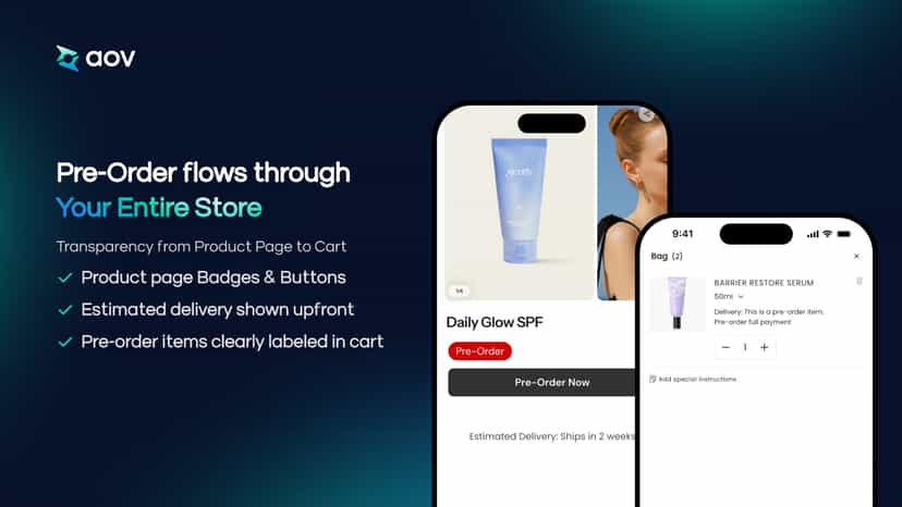 Displayed on mobile screen