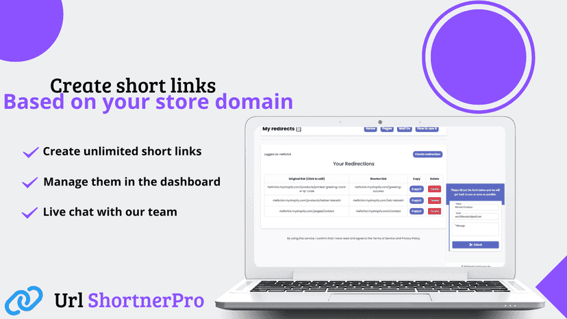 short link based brand