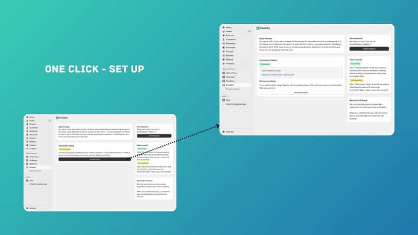 App connection process