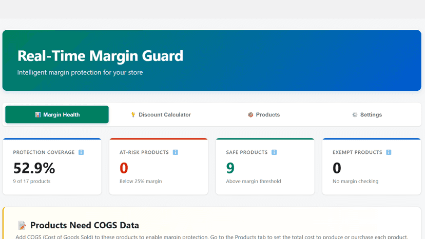 Main Dashboard