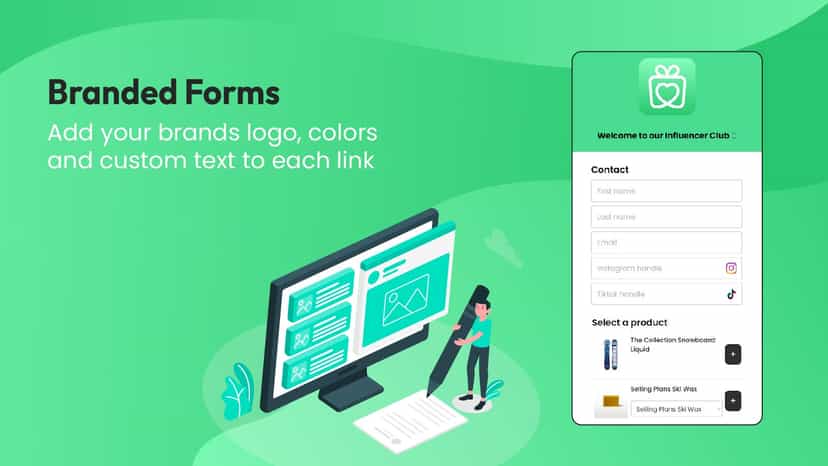 Branded forms - add your brands logo, colors, and c