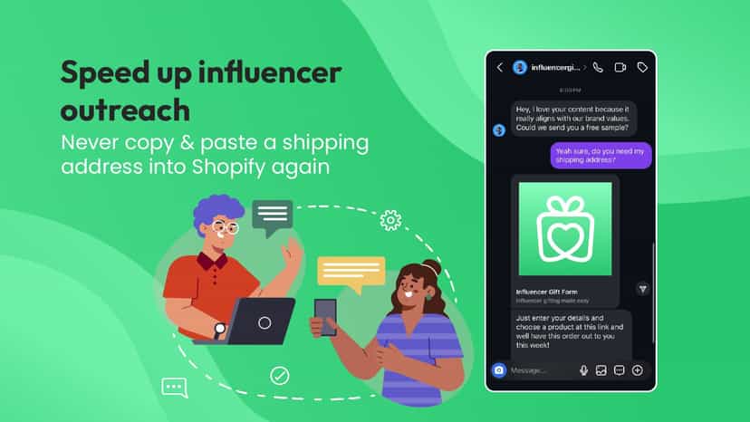Speed up in influencer outreach - Never copy & paste a shipping