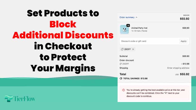 Set Products to Block Additional Discounts in Checkout