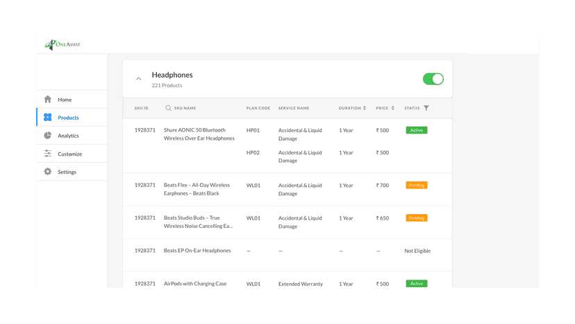 Product details