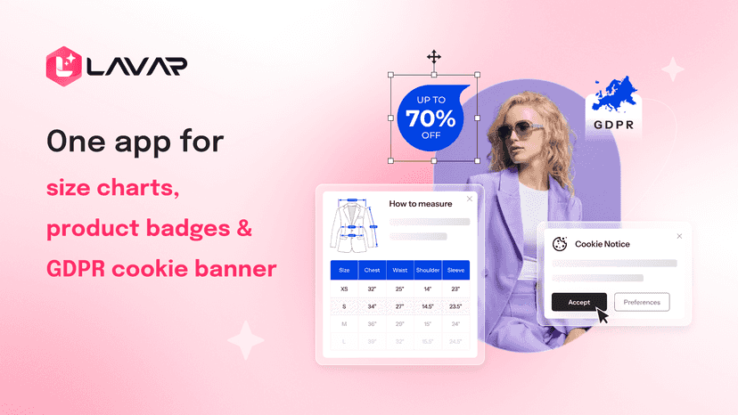One app for sizing clarity, product highlights, and privacy comp