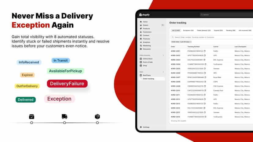 Automated email/SMS notifications to reduce support tickets.