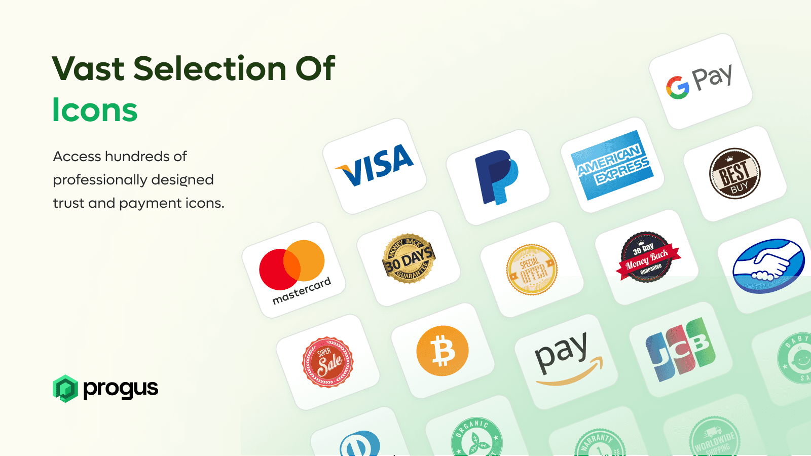 Progus Trust Badges - icons