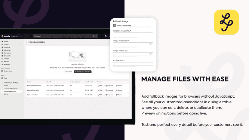 App internal dashboard image