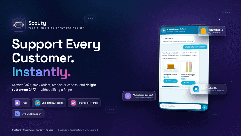 Provide every customer with a personalized shopping assistant.