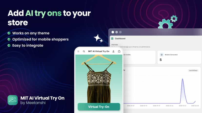 Increase conversions with AI virtual product try ons