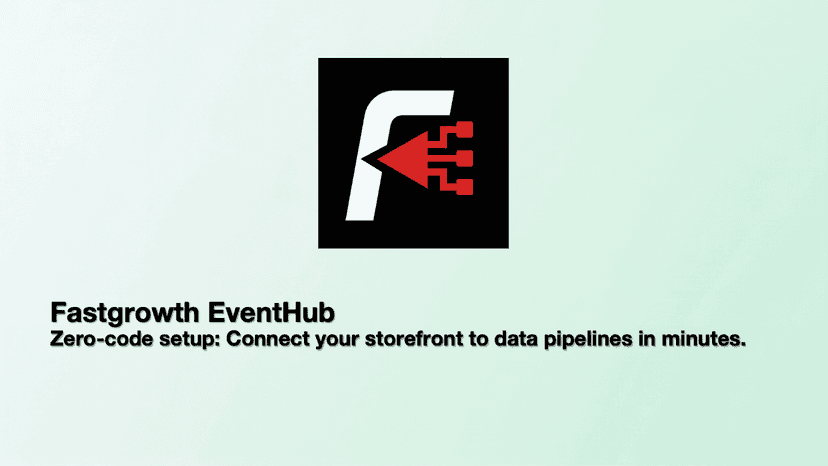 Zero-code setup: Connect your storefront to data pipelines fast.