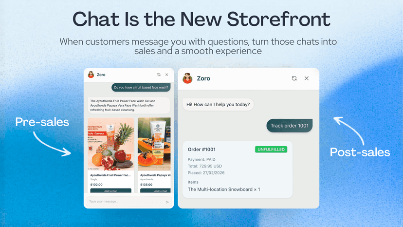 Chat is the new Storefront