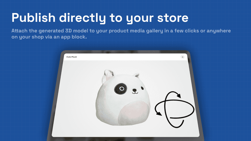 Add interactive 3D models to Shopify products