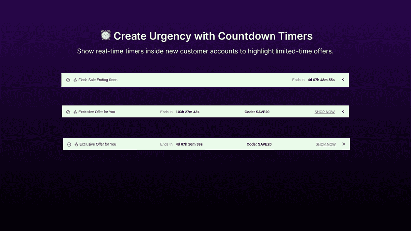 Buzz: Announcement & Countdown -> Countdown Timer