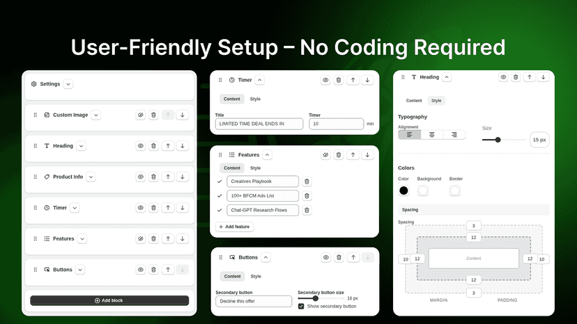 User-Friendly Setup – No Coding Required