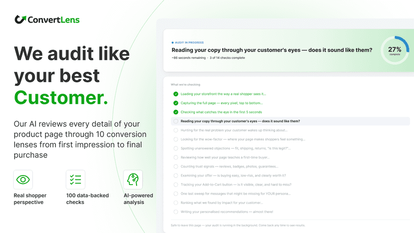 Audit like best customer