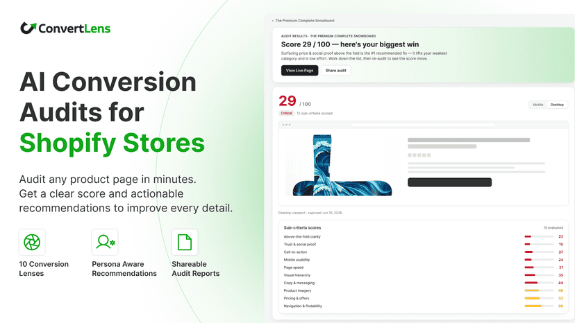 AI Conversion Audits