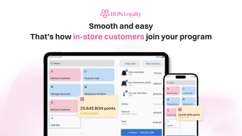 BON Loyalty: Shopify loyalty app support POS integration