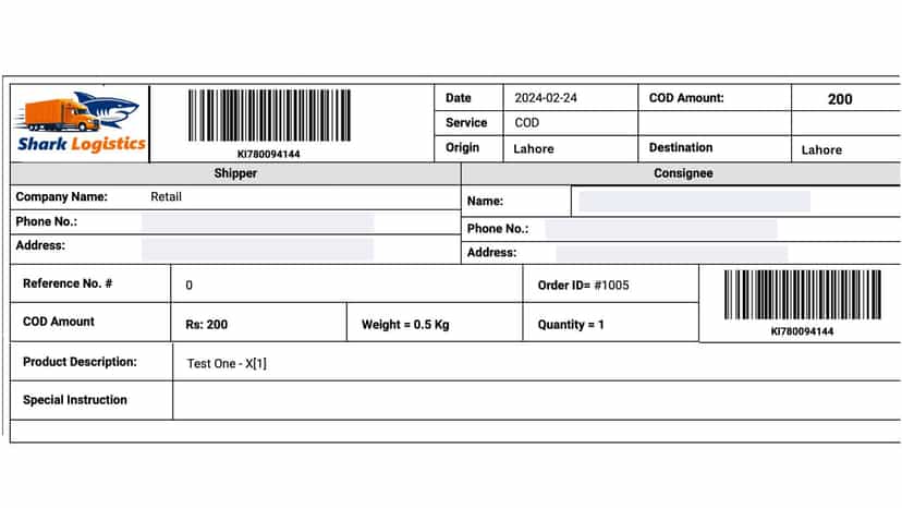 Label Print Option to Print Label After the Booking