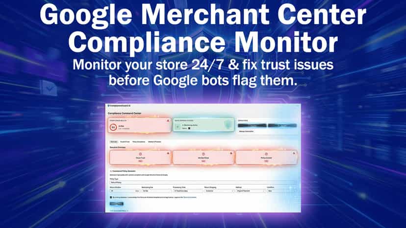 Automated Audit: Fix Missing Google Merchant Center Policies