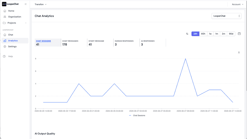 Add questions and answers to train the AI chatbot knowledge base