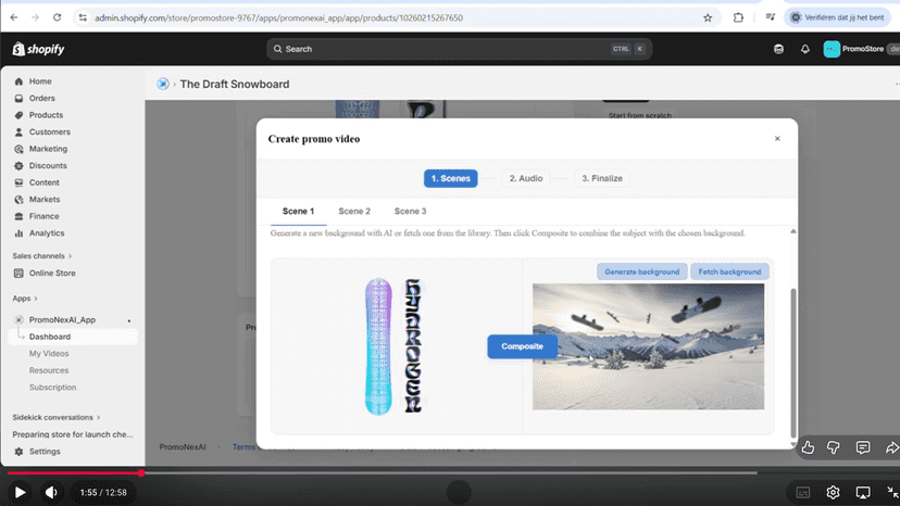 AI product photo to marketing video conversion tool
