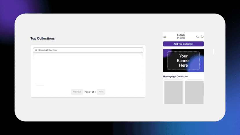 Homepage Customisation