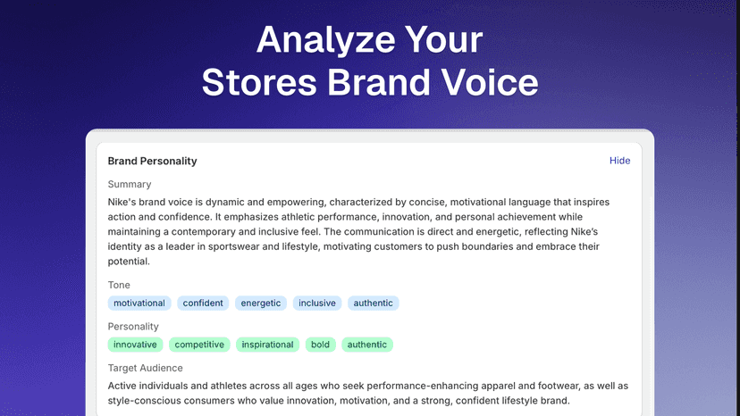 brand voice guide with personality traits and tone attributes