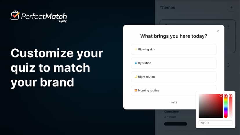 Customize your quiz to match your brand