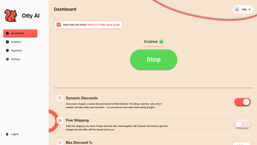 Main Dashboard