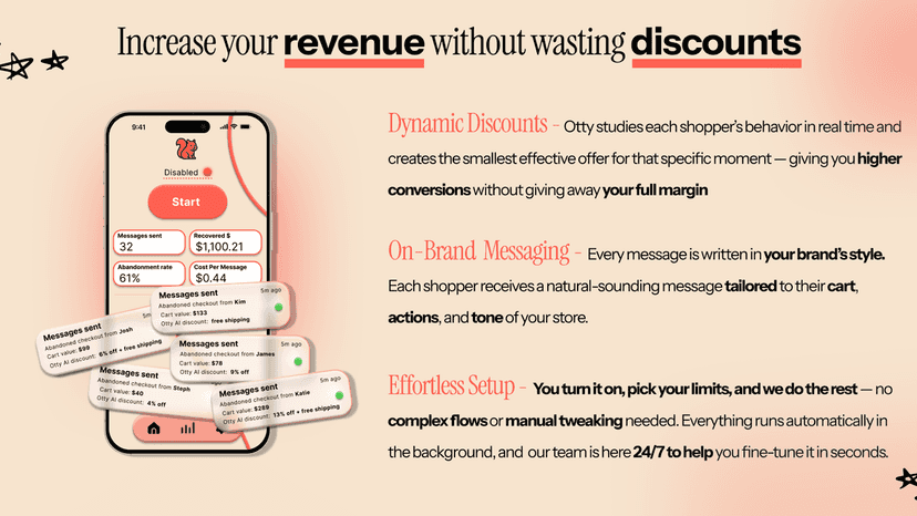 Automatic SMS cart recovery