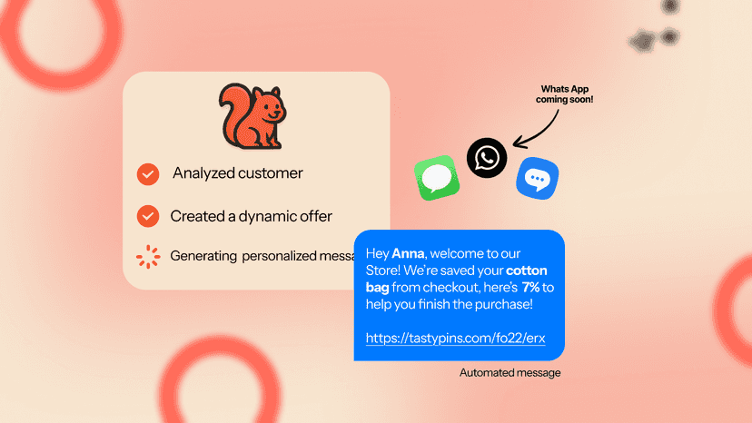 Auto-SMS cart recovery