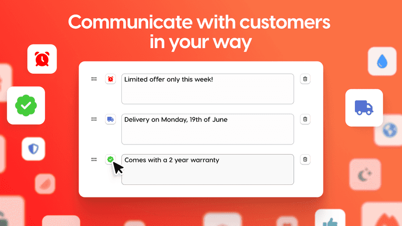 Communicate with customers in your way.