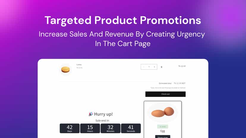 Targeted Product Promotions in Cart Page