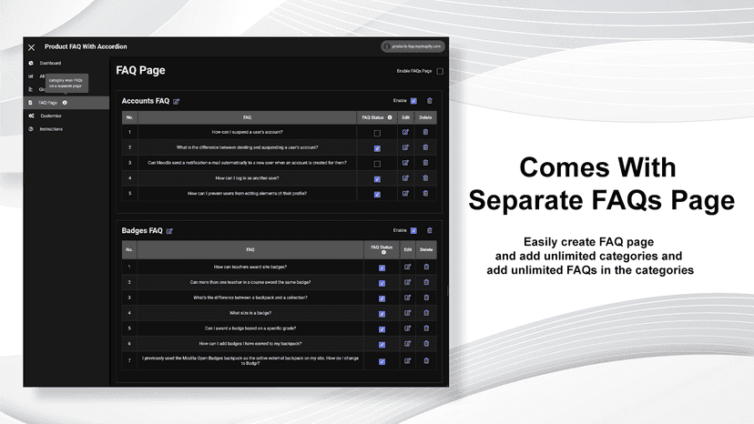 separate faq page | Squadkin Technology