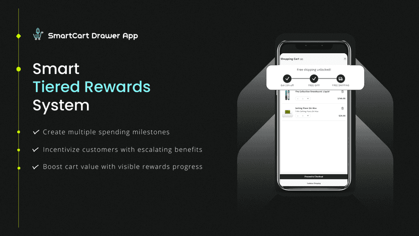 Boost average order value using a smart tiered rewards system.