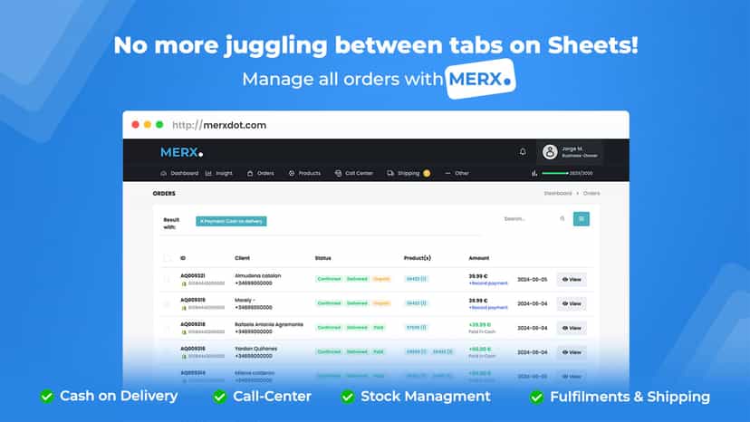 Orders, Stock management, and Customer Relationships Made Simpl