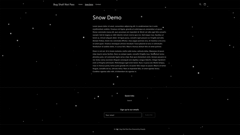 Storefront demo