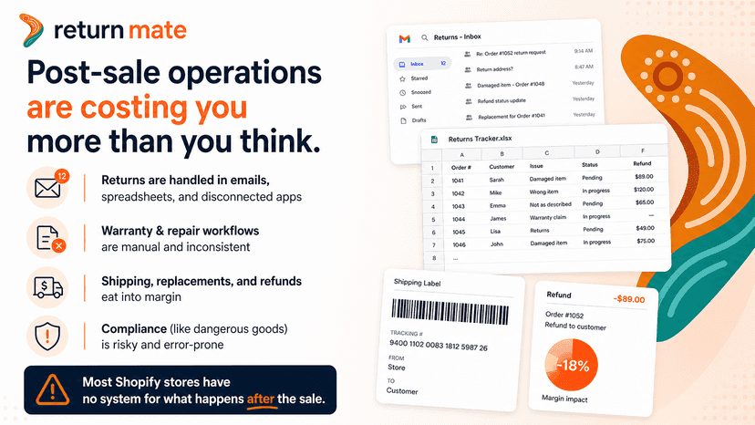 RMA operations built for regulated goods merchants