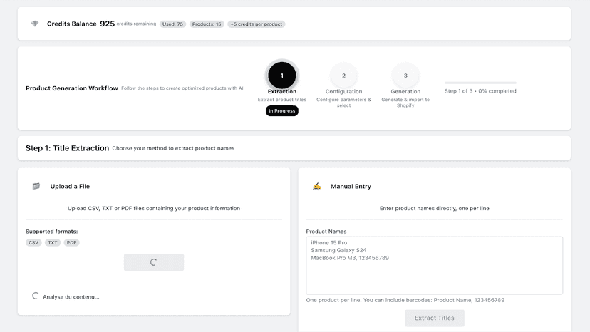 Extract Titles and Description from Files or Text with AI