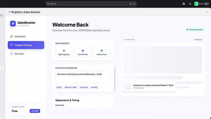 Easy to Manage Templates & Presets