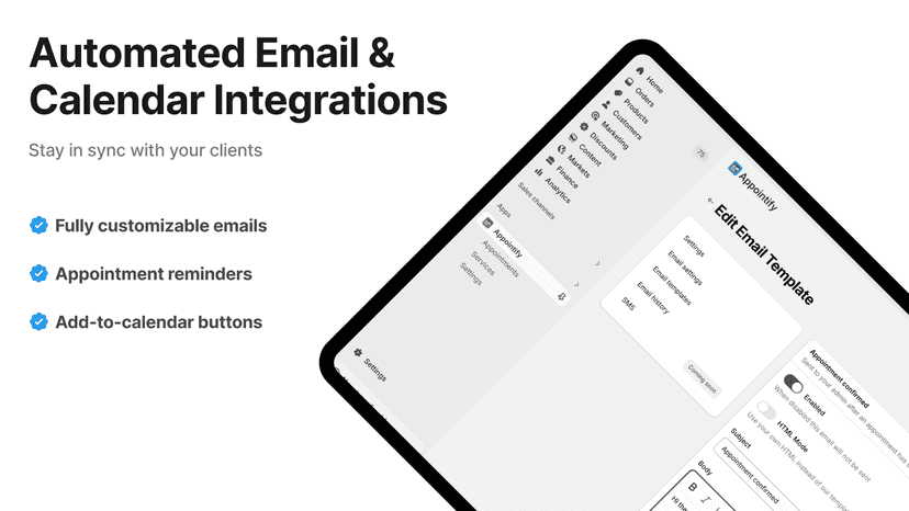automated emails and calendar integrations