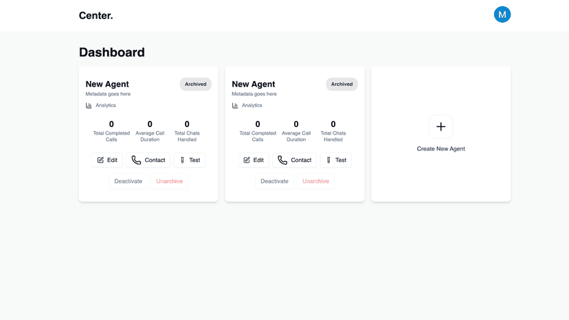 Agent Dashboard