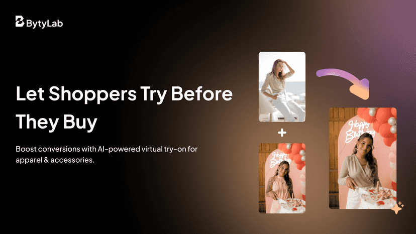 AI try-on combining user photo with product image