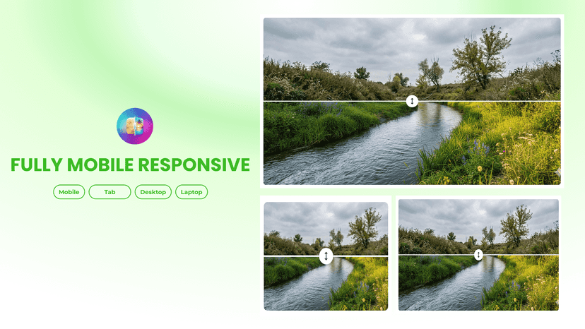 Pro - Before|After Image: Mobile Responsive